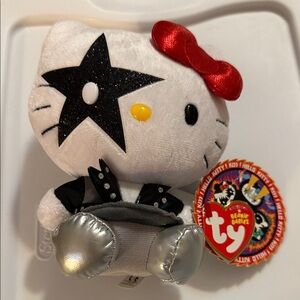 Ty Hello Kitty Beanie Baby -Kiss